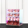 Luxury Colorful Acrylic Cosmetics Holder Drawer Cabinet Dustproof Storage Box Organizer Eye Shadow Lipstick Powder Air Cushion 1