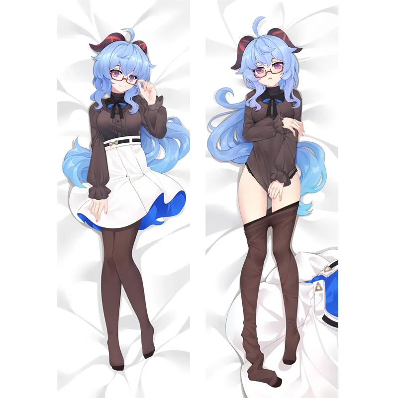 

Anime Game Genshin Impact Dakimakura Ganyu Sexy Cosplay Hugging Body Pillowcase Otaku Waifu DIY Custom Bedding Pillow Cover Gift
