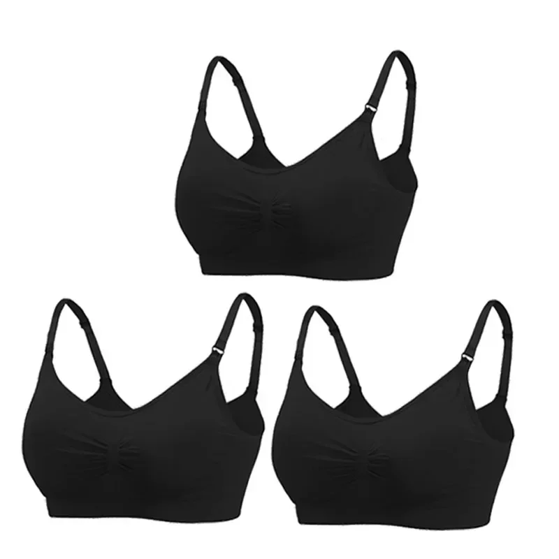 3PC/lot Maternity Nursing Bras Cotton Breastfeeding Pregnant Women Pregnancy Underwear Breast Feeding Bra Clothing Lactancia 2