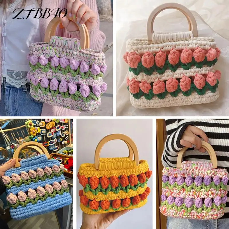 

D-shaped Wooden/Plastic Bags Handle Half Round Handle Handcrafted DIY Bags Accessories Replacement Handbag Purse Tote Handle