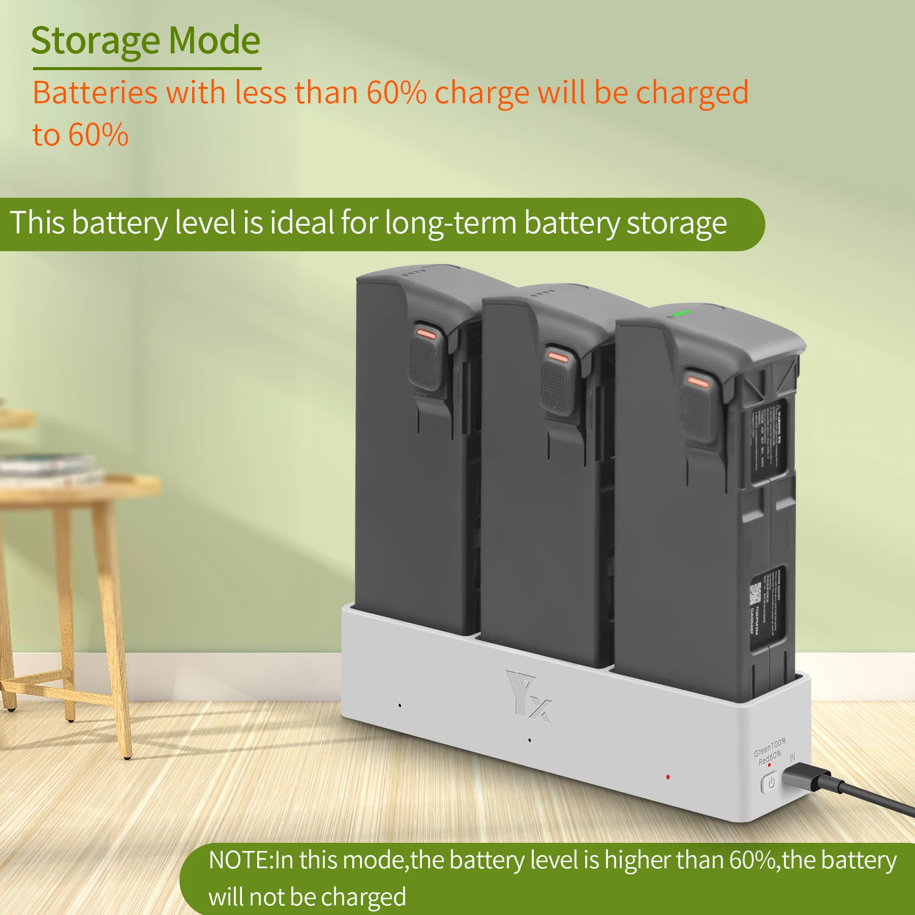 Chargeur multiport DJI Avata 2 - Hub de charge rapide 65W