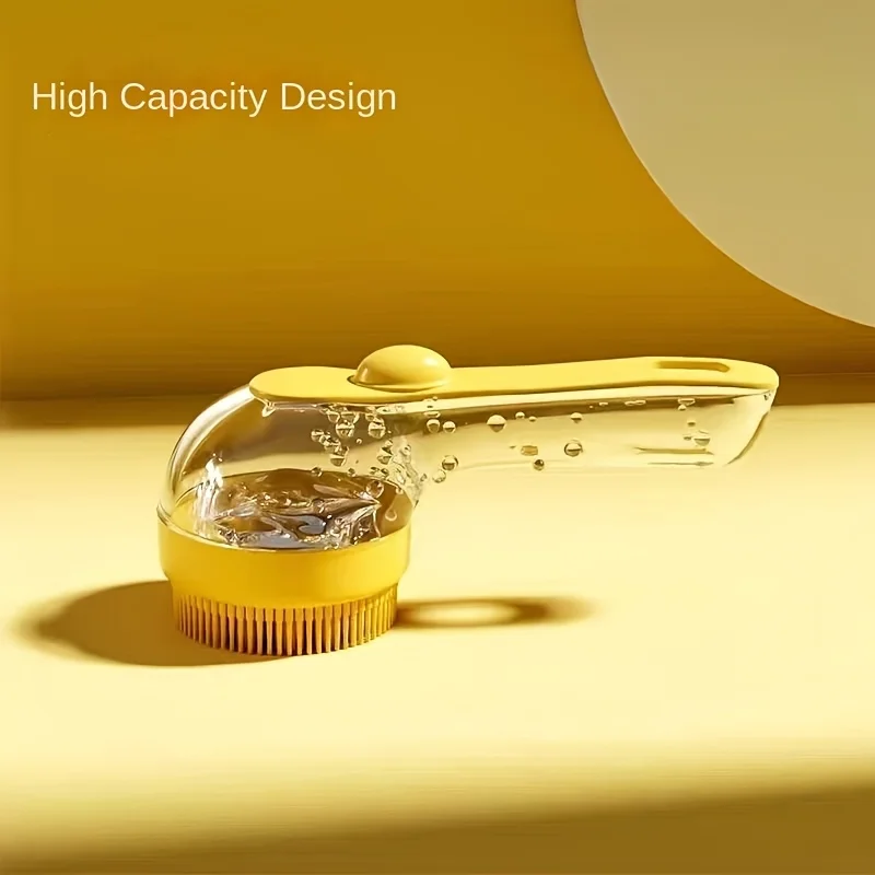 1pc Pet Bath Brush for Small Dogs & Cats: Specialized Dog Washing Tool, Massage Scrub Brush - Pet Bathing Essential for