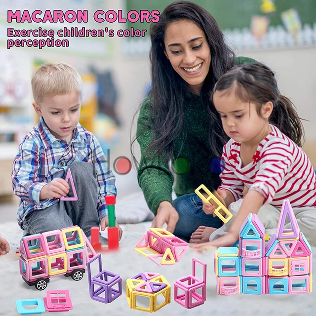 Big Size Magnetic Designer Construction Set Model & Building Toy Magnets Magnetic Blocks Educational Toys For Children 2
