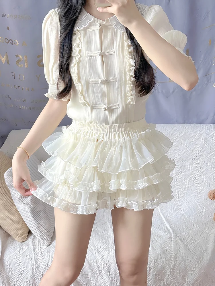 Lolita Pumpkin Print Skirt Hoop Dog ort Daily Se Pants Cake Sle Fluffy Base Layer Tights Thin Polyester Spandex Blend