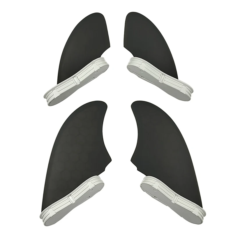 RM 4 Fins Set UPSURF FCS 2 FINS Big Honeycomb Fiber Surfboard Fins Twin Rear Fins Twin Side Surf Quilhas Quad Surfing