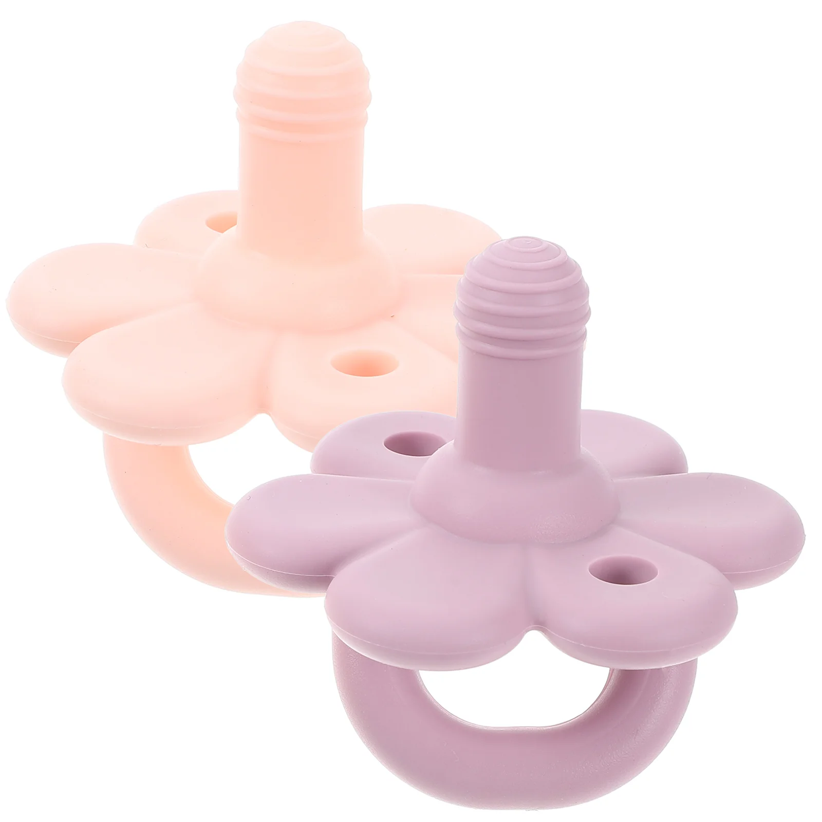

2 Pcs Silicone Pacifier Pacii Soothing Newborn Pacifiers Silica Gel Mamilas