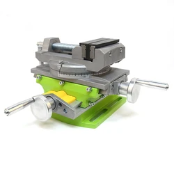 Rotating cross table pliers multifunctional mini cross table worktable sliding table milling machine
