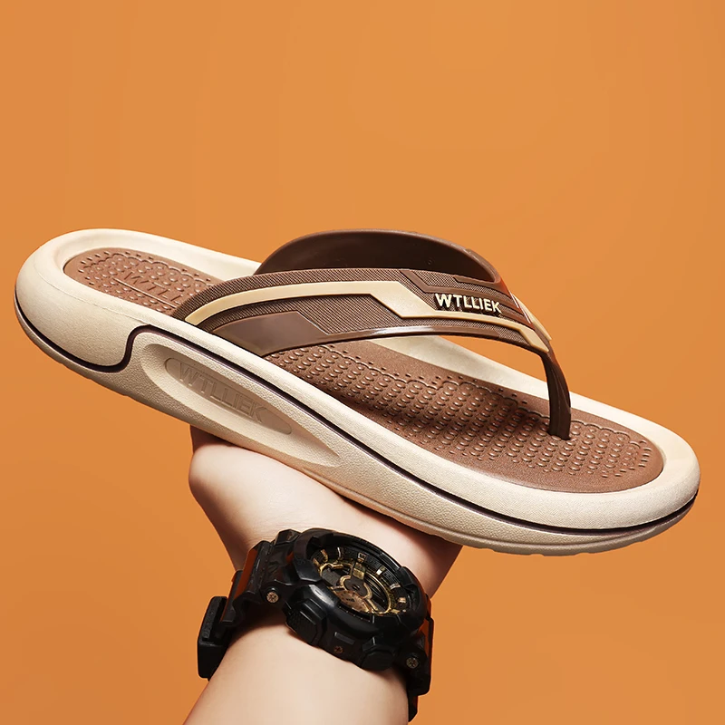 Men Arch Support Sandals Slippers Summer Beach Breathable Casual Comfortable