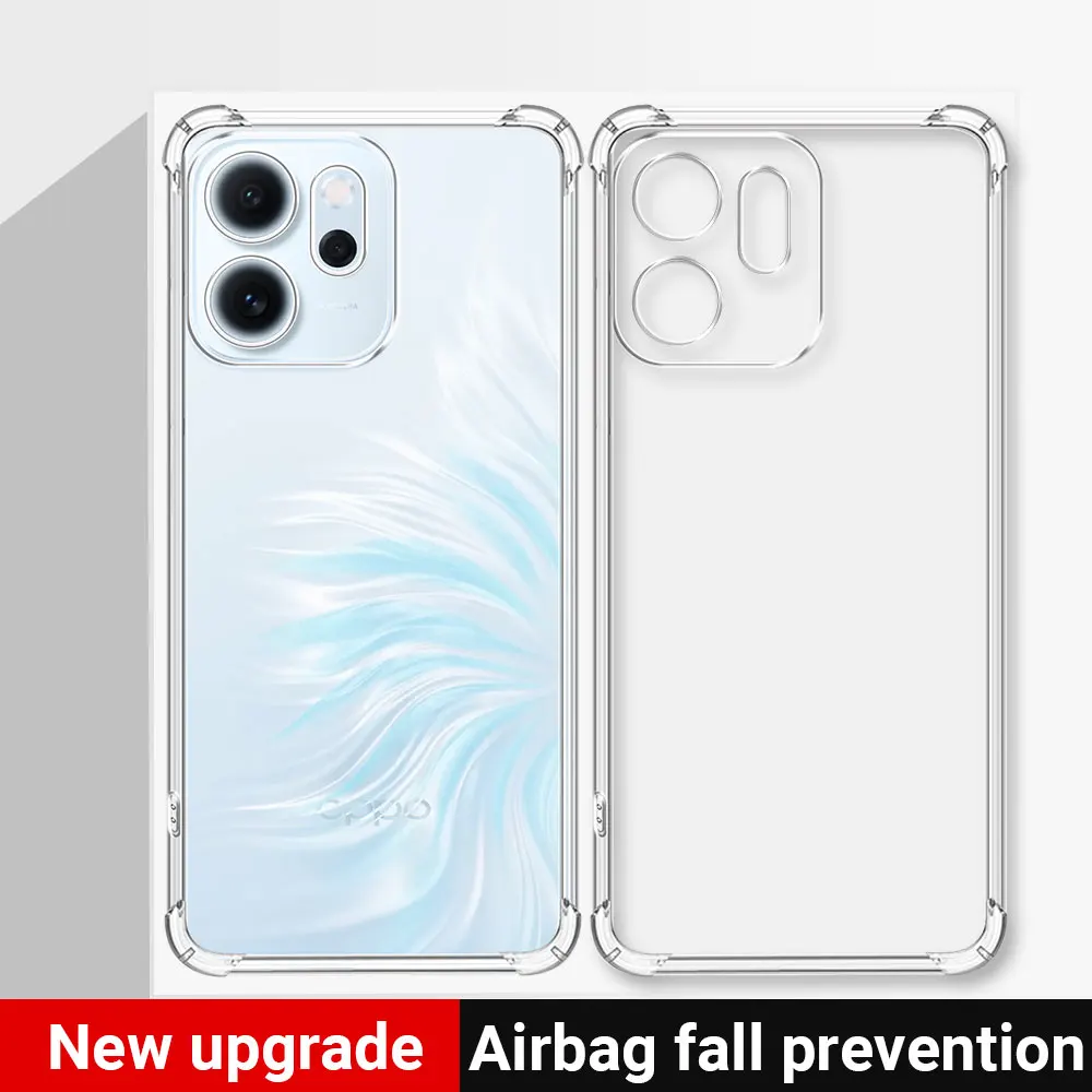 Silicone Soft Transparent Shockproof Phone Case with Airbag Protection