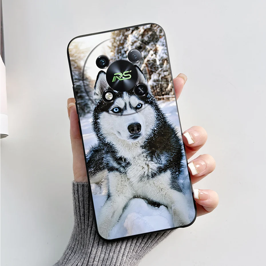 Marble Black Matte Soft TPU Silicone Full Protective Phone Case