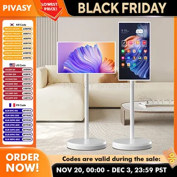 Popular 21.5 Inch Smart Display Touch Screen Android 12 Portable Smart Tv Indoor Conference Mobile Monitor for Gym Gaming Live