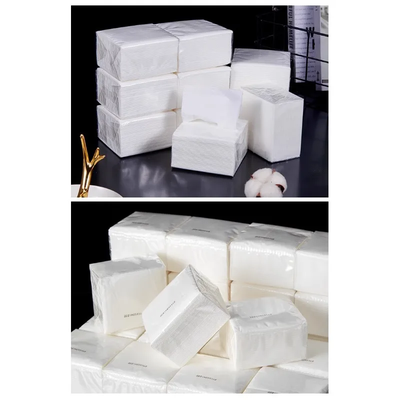 4-layer tissue, 100 sheets/bag, affordable set of tissue for restaurants, hotels, and dining