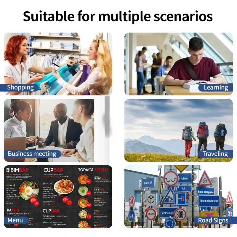 142Language AI Photo Voice Translator Assistant Device Online Offline Real Time Translation Learning Machine For Travel Recorder