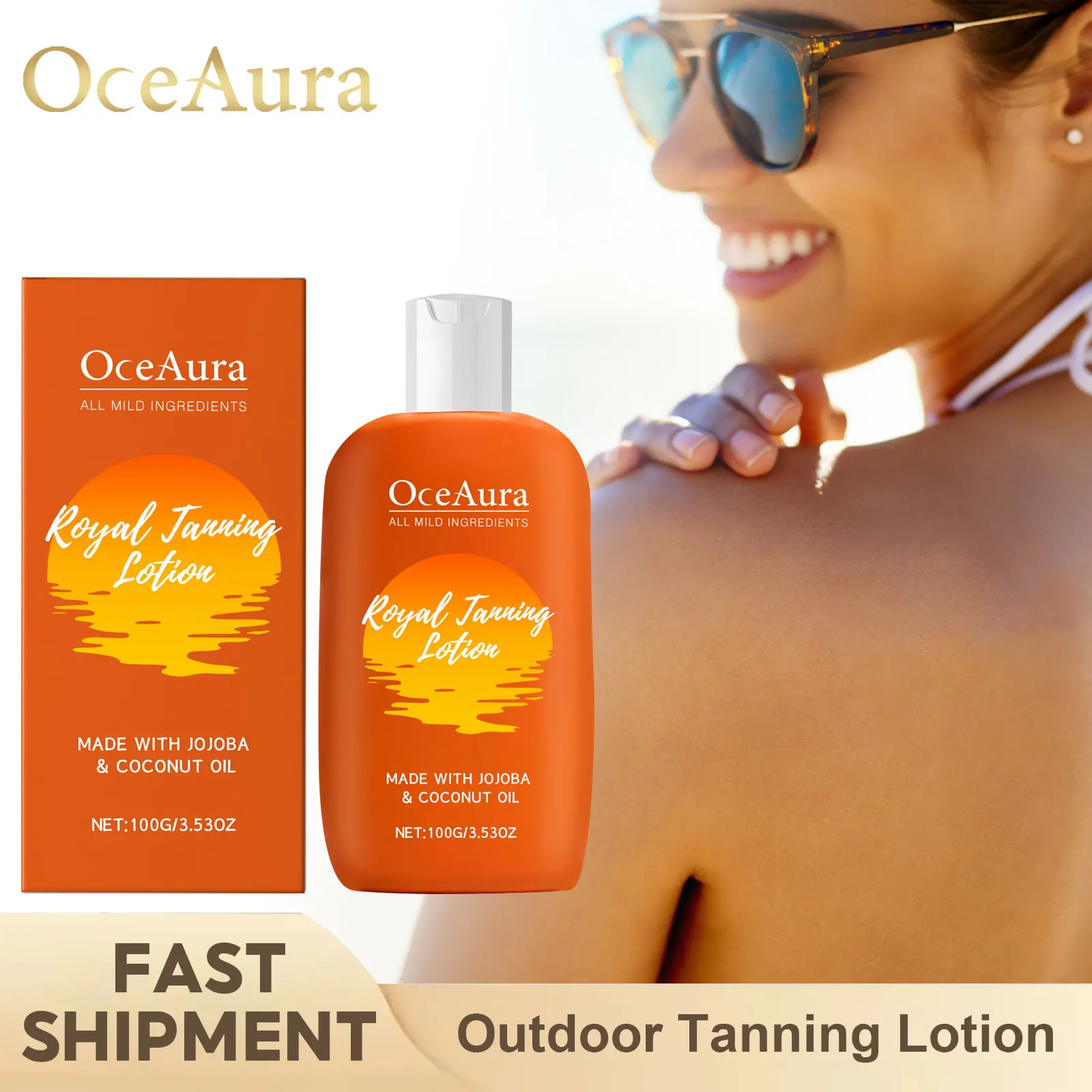 Dark Tanning Lotion Summer Solarium Tanning Intensive Cream Prevent Radiation Nourishing Skin Self Tanner Accelerator Product