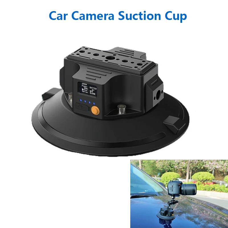 Strong Electric Suction Cup 3-6 inch Car Camera Suction Cup Shock Absorption Sports Camera Fixed Shooting Tool for Camera Phone 2