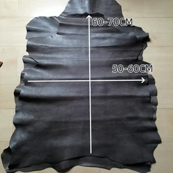 Premium 1.1mm Brown Vegetable Tanned Sheepskin Leather - Ideal for Handmade DIY Projects (Dark Brown L)