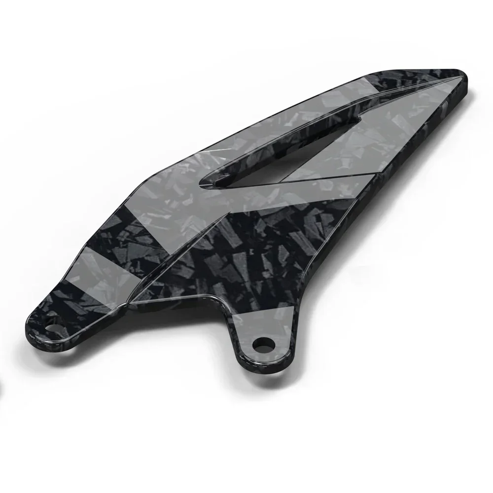 For Yamaha R7-Motorcycle Foot Pedal Heel Guard Plates Decoration Carbon-look