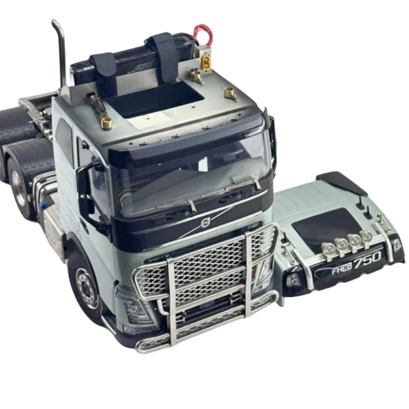 Wiring Battery Storage Magnetic Suction High Ceiling Set For 1/14 Tamiya RC Truck Scania Actros MAN Volvo Tamiya Trailer Parts 6