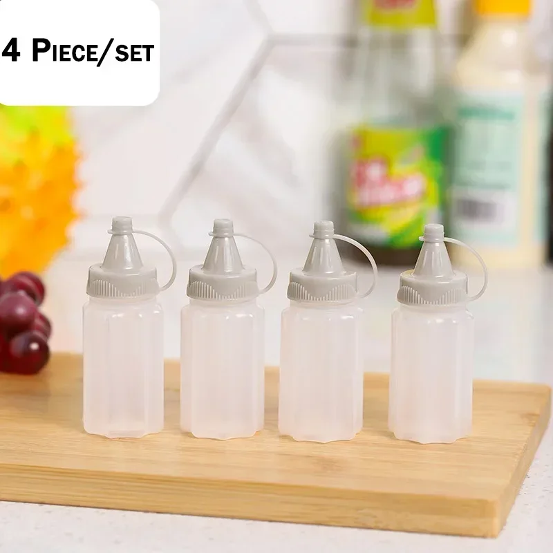 Japanese Style Mini Condiment Squeeze Bottles - Set of 1-7