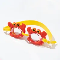 Crab Shape Children's Diving Glasses Children Swimming Goggles Waterproof Anti Fog Adjustable Glasses 1