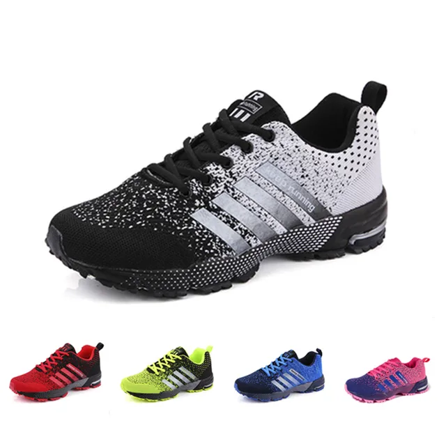 Women And Men Soft Running Shoes Lightweight Breathable Massage Male Sneakers Outdoor Jogging Walking Athletic Training Footwear 1