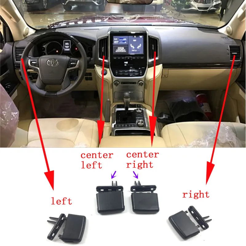 

Комплект для ремонта вентиляционных отверстий, для Toyota Land Cruiser LC200/FJ200 2008-2017