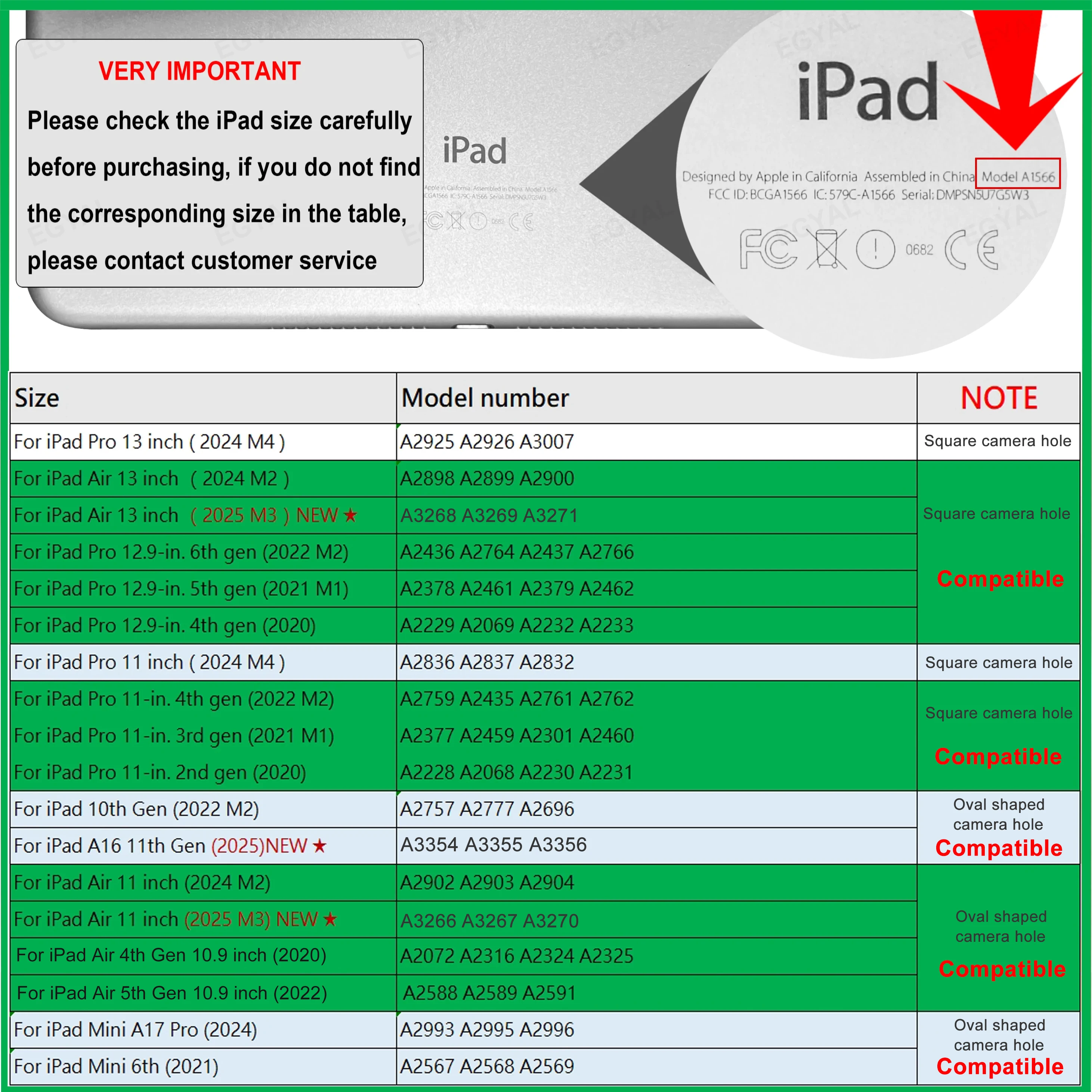 iPad Case 2025 M3 For iPad Multiple Generations