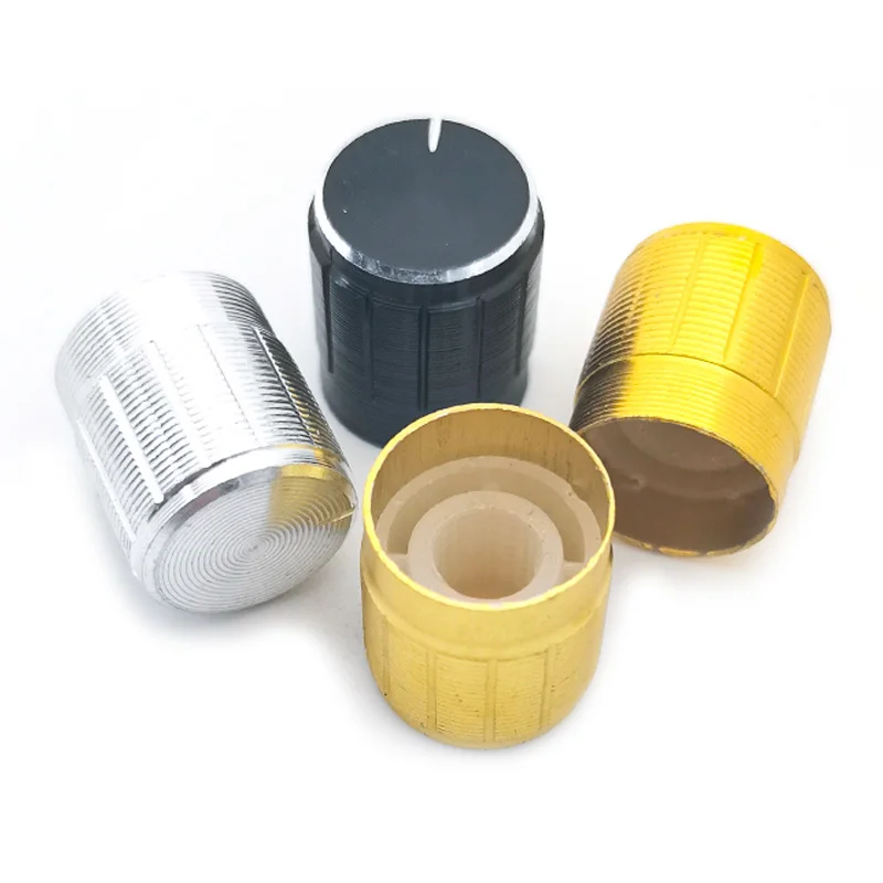 

5 шт., крышка переключателя из алюминиевого сплава, 15 х17 мм