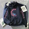 Sweatshirts Women's Winter Hoodies Cute Kawaii Disney Lilo & Stitch 26 English Letters Print Hoodie Fashion Couple Streetwear 4