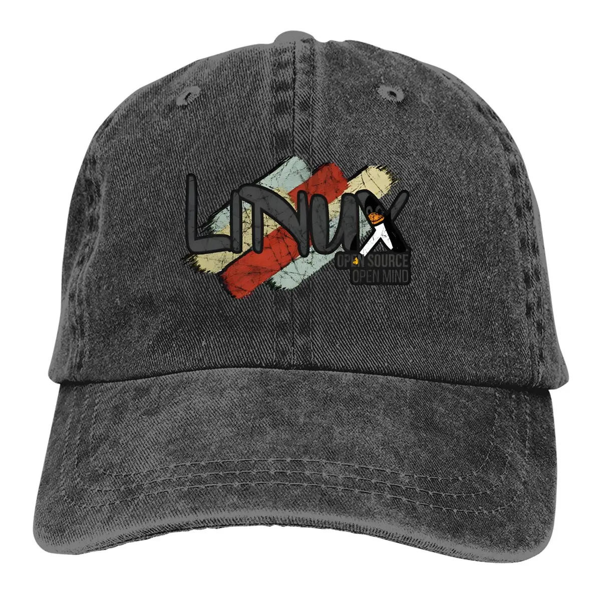 Linux Open Source Open Mind Baseball mütze Männer Hüte Frauen Visiers chutz Snapback Linux System kappen – Detail 1