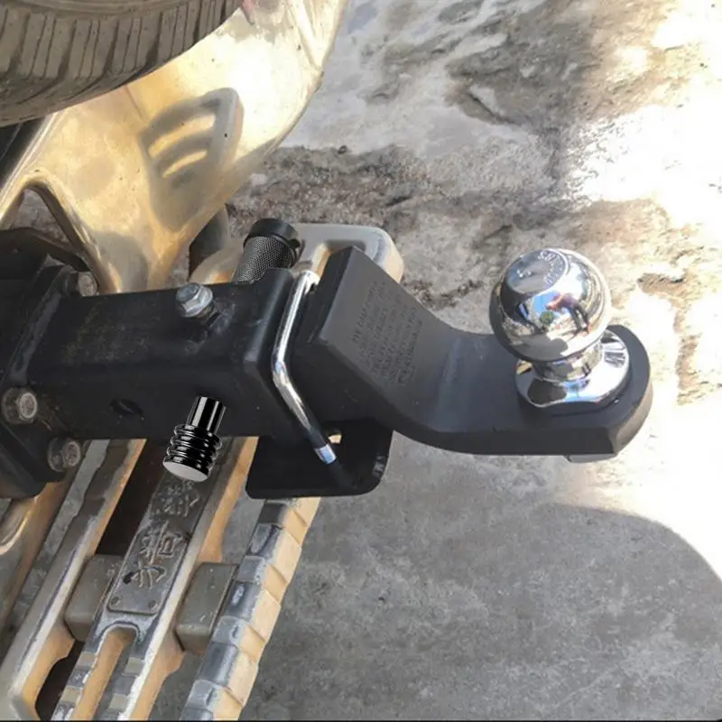 Car Trailer Lock With Keys 5/8 Metal Trailer Hitch Pin Lock Waterproof Hitch Pin Auto Receiver Coupler