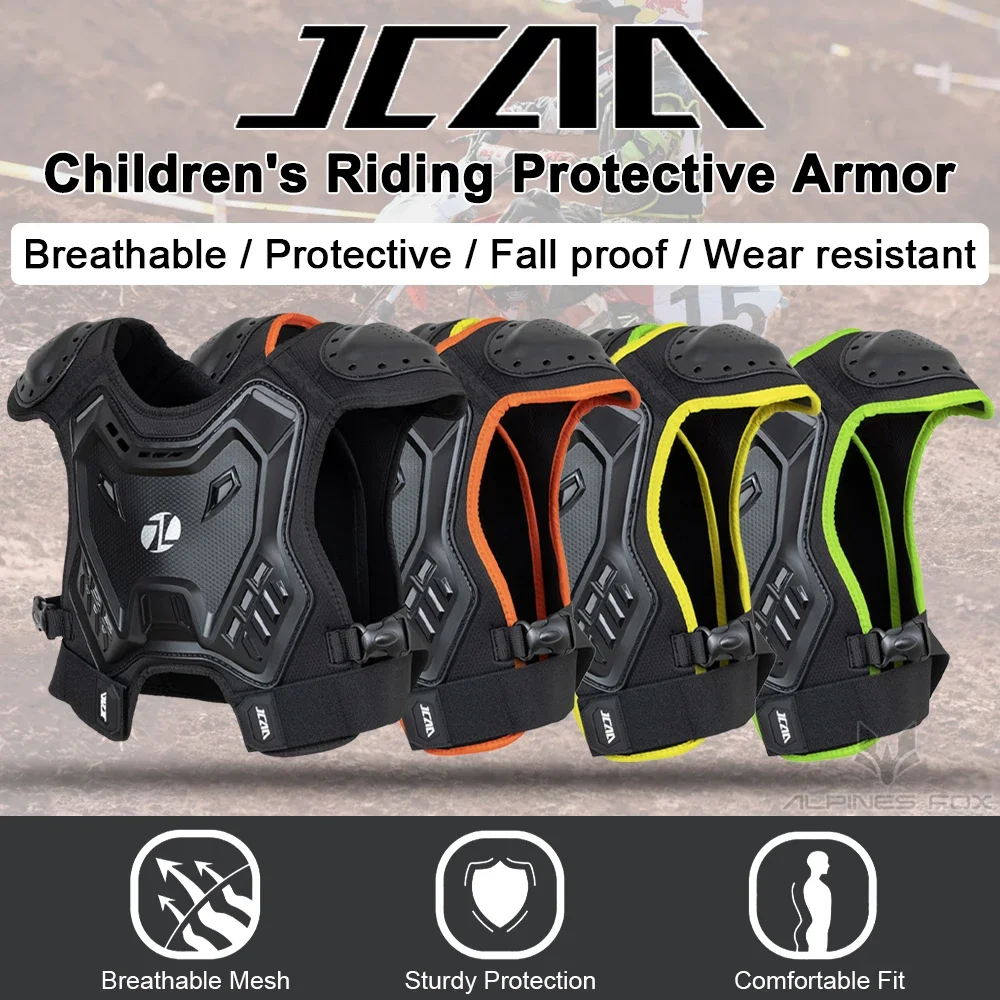 어린이 모토크로스 아머 조끼 신체 보호대 DH 더트 바이크 MTB MX 가슴 등 보호대 어린이용 오토바이 장비