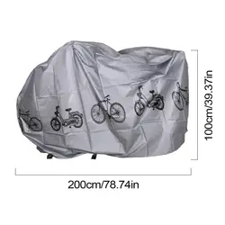 Weatherproof Dustproof UV Protection Bicycle Cover (Gray)