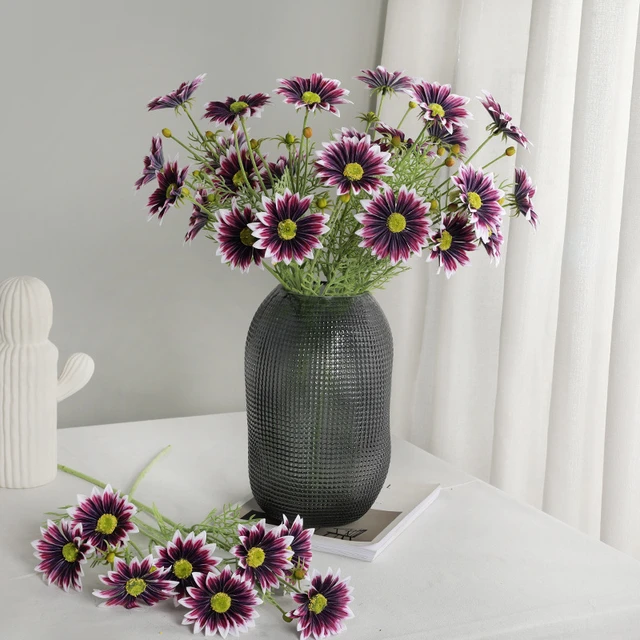 Artificial Daisy Flower Arrangements  Daisy Flowers Artificial Decor -  Artificial - Aliexpress