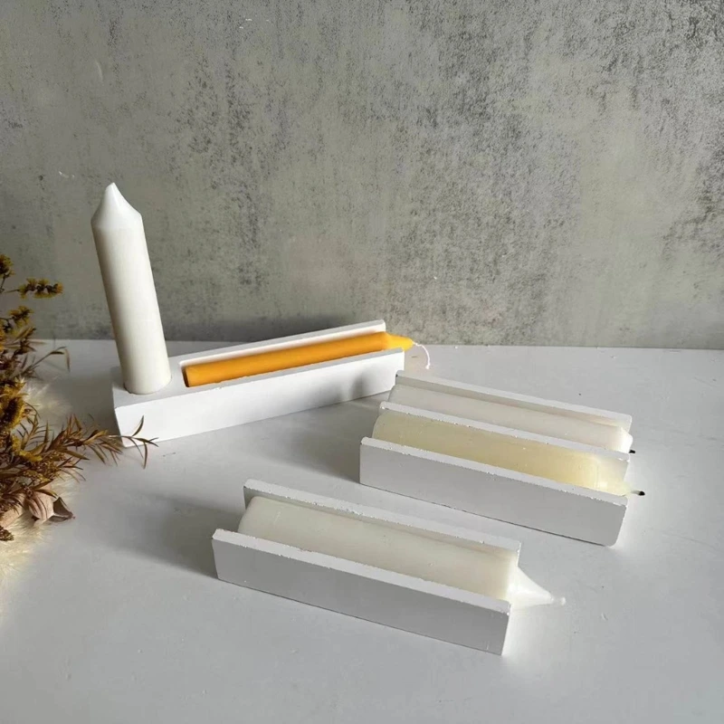 실리콘 DIY 3D 촛대 주조 수제 선물 비누 점토 공예 장식 주형