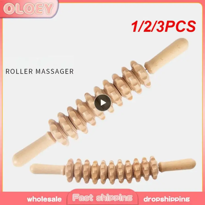 

1/2/3PCS Wood Therapy Tools,Anti Cellulite Massager,Lymphatic Drainage Massager Maderoterapia Kit for Full Body Muscle Pain