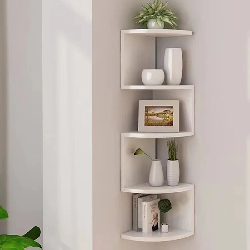 Fuqing Floating Corner Shelves, Wall Shelf Set Of 3, Shelves For Wall - View #4