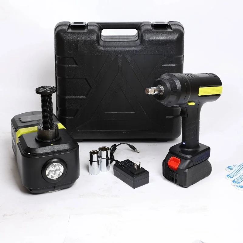 5T Akku-Wagenheber Lithium-Batterie-Heber-Schraubenschlüssel-Set Hydraulik-Heber-Kit benötigt keine elektrische Steckdose