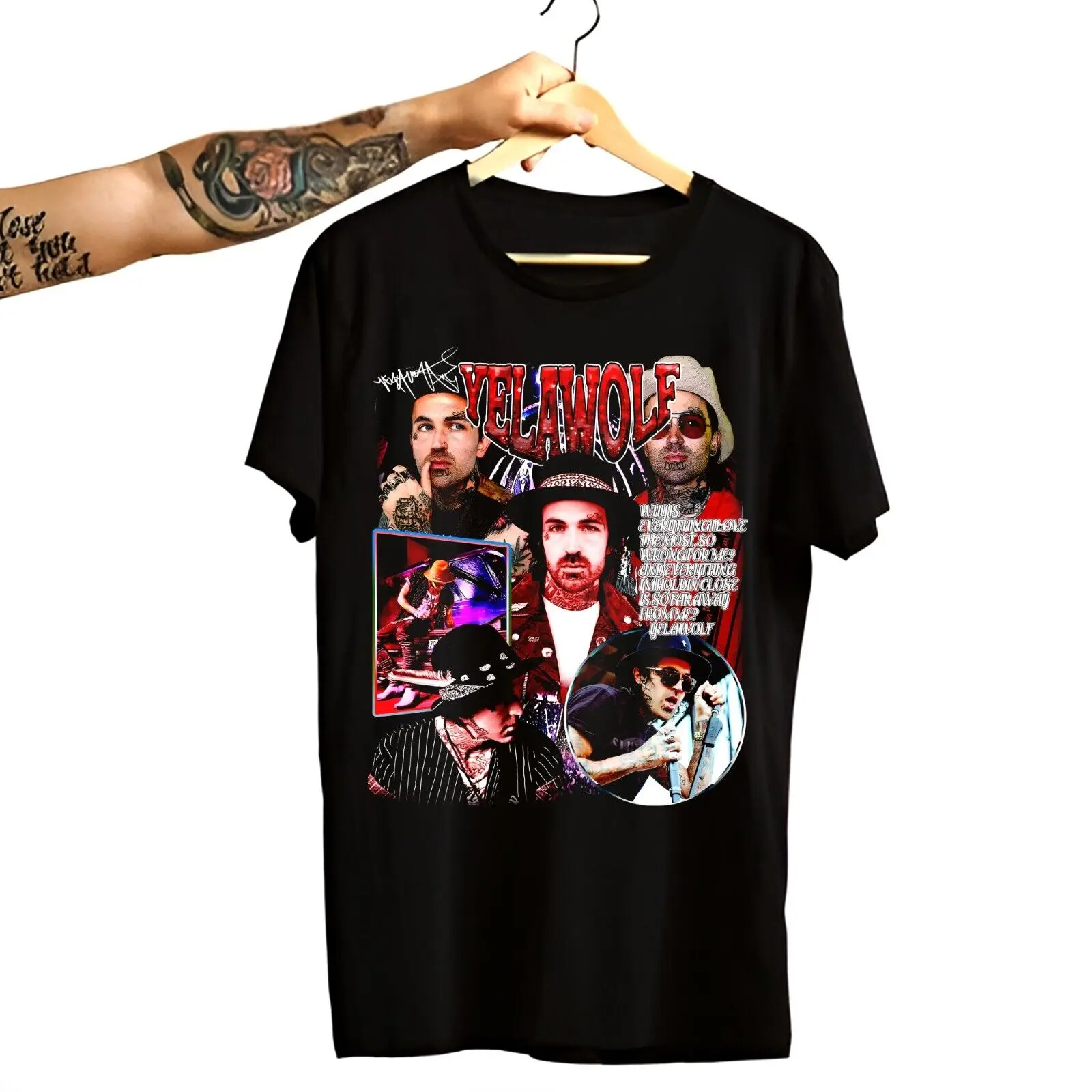 Новая рубашка Yelawolf из хлопка для мужчин, все размеры, футболка P1142