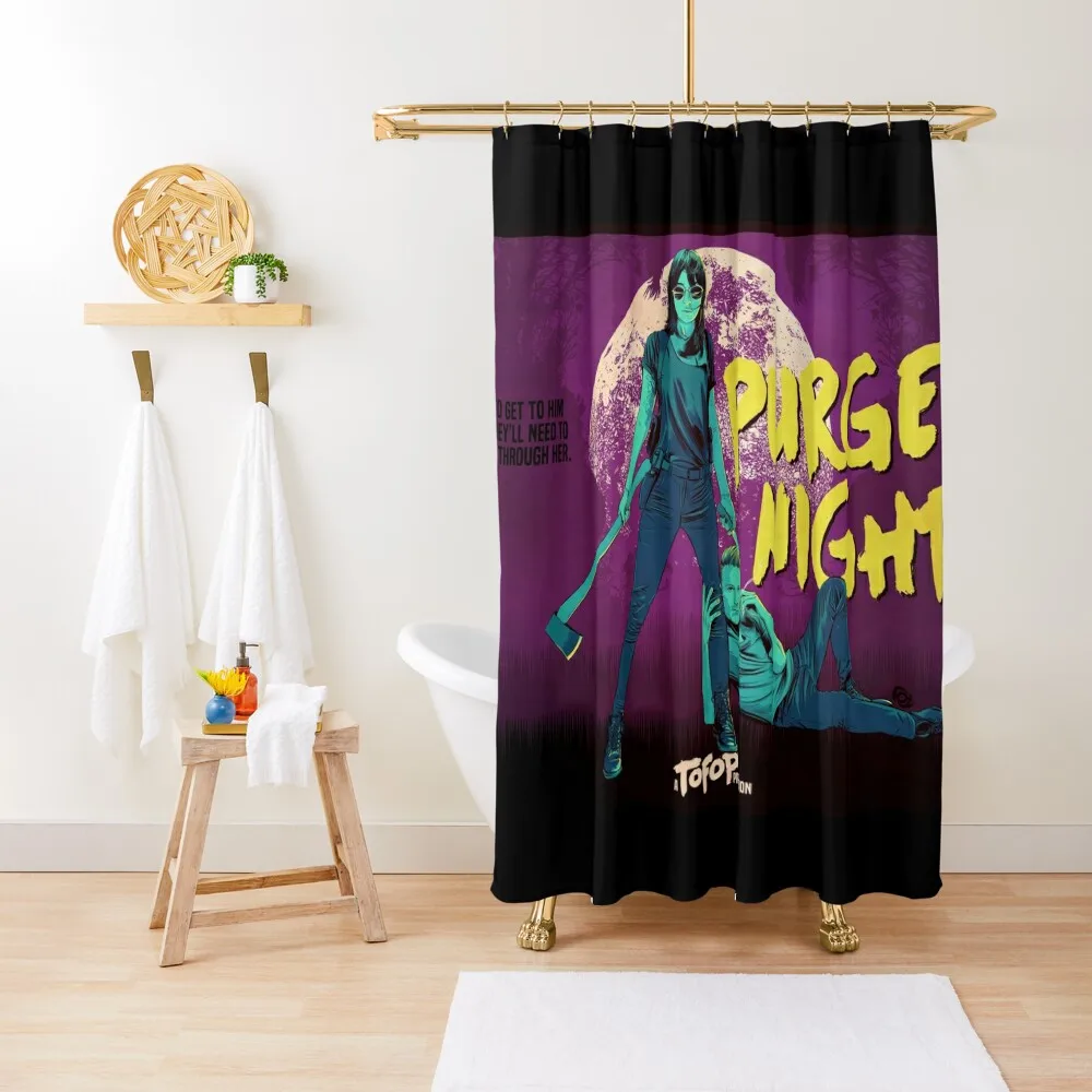 

TOFOP - Purge Night Shower Curtain Accessories For Shower And Services Bathroom And Shower Modern Accessory Bathrooms Curtain