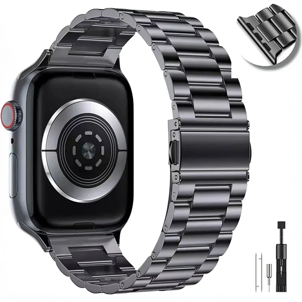 Premium Stainless Steel Metal Watch Band