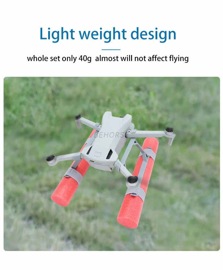 Description Picture 5 of itemLanding Gear Float Skit For DJI Mini 4 Pro/Mini 3 Pro/Mini 4/Mini 3 Landing Skid Float Tripod Stand/Buoyancy Stick Kit Accessory