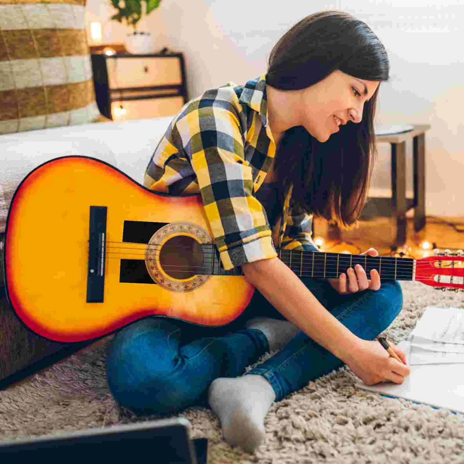 

Pickguard Protector Pick Portable Pickguard Protector Pick Anti Scratch Acoustic Guitar Guard Stickers Guitar Parts Accessories