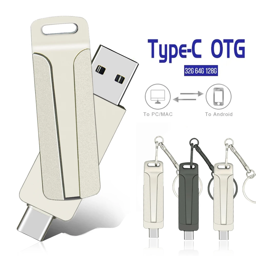 

USB-флеш-накопитель Type-C 2,0 дюйма, 32-128 ГБ