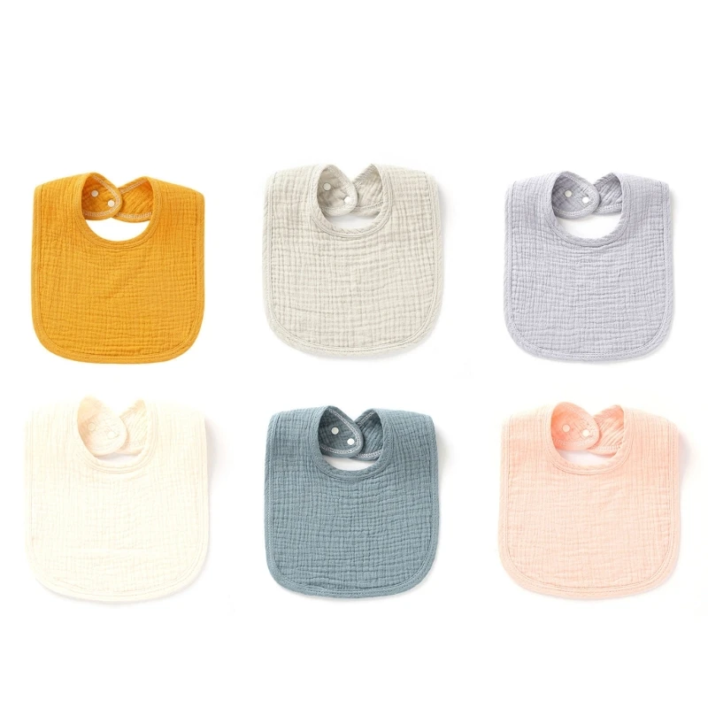 

B2EB Baby Feeding Drool Bibs Infants 4-layers Cotton Gauze Saliva Towel Bandana Burp Cloth for Newborn Toddler