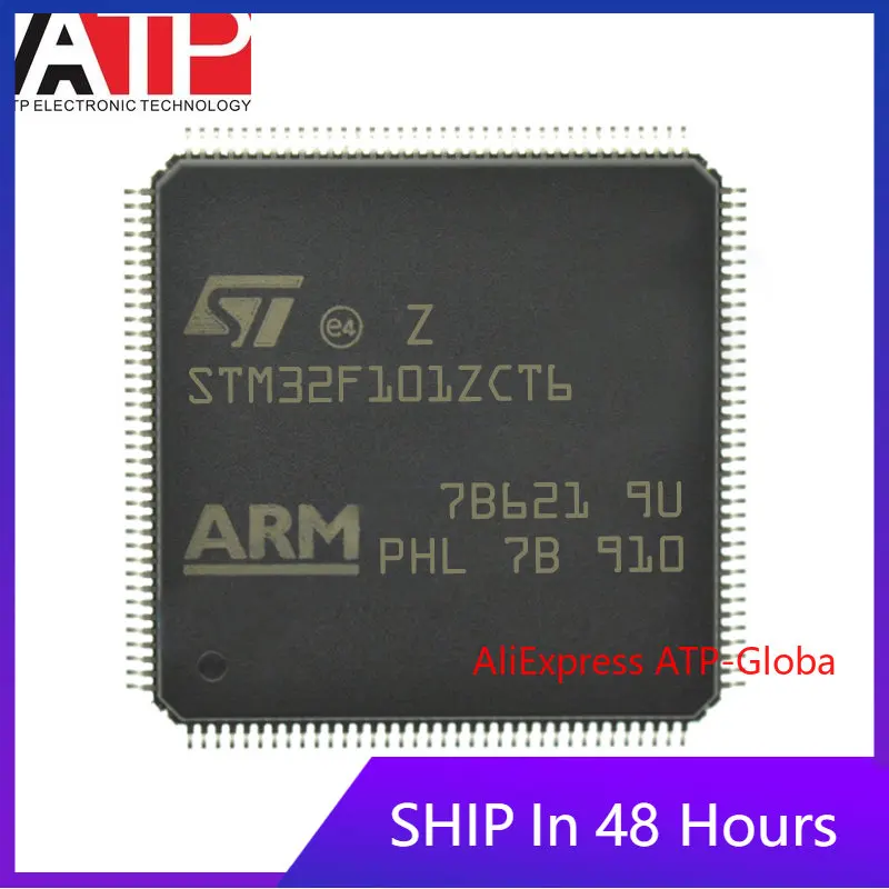 

ATP Store 1-100 PCS STM32F101ZCT6 LQFP144 STM32F101 32-bit Microcontroller MCU ARM Microcontroller Chip Brand New Original