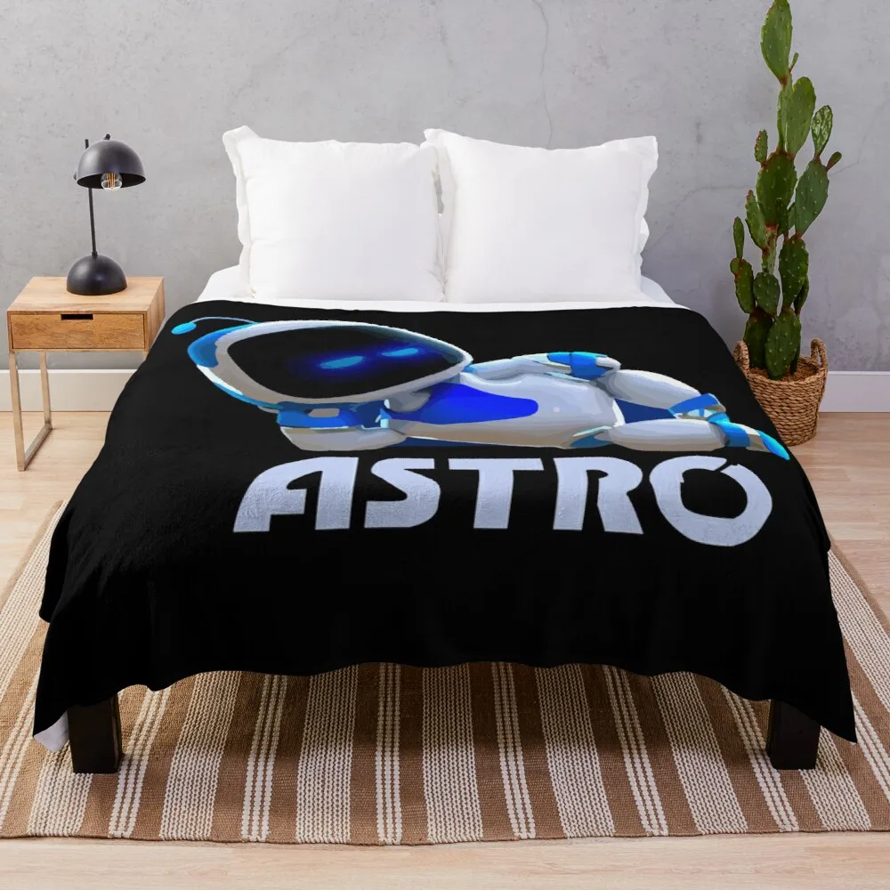 

Astro's Playroom Throw Blanket Fleece Bkanket