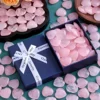 10/20/30PCS Rose Quartz Heart Natural Crystal Gift Set Polished Stones Healing Reiki Gemstone Valentine Gift For Women 2