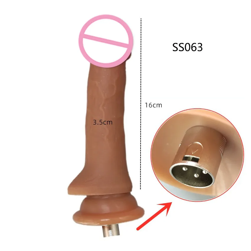 New Lifelike Liquid Silicone Dildos for Women Masturbation 3XLR Sex Machine Attachment Vibrator Vaginal Thrust Sex Toys