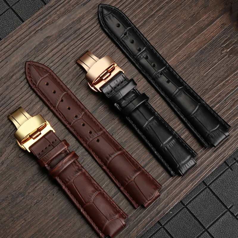 Genuine Leather Watch Strap for LV Watch Raised Mouth for Louis Vuitton  Tambour Series Q1121 Dedicated Watchband Men Women Q114k - AliExpress